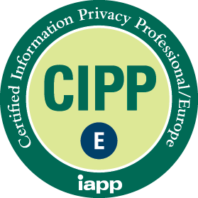 IAPP Seal - Certified Information Privacy Professional / Europe